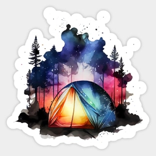 Tent Life Sticker